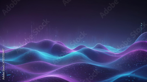 abstract background with lines, Modern wavy blue and purple abstract line geometri background