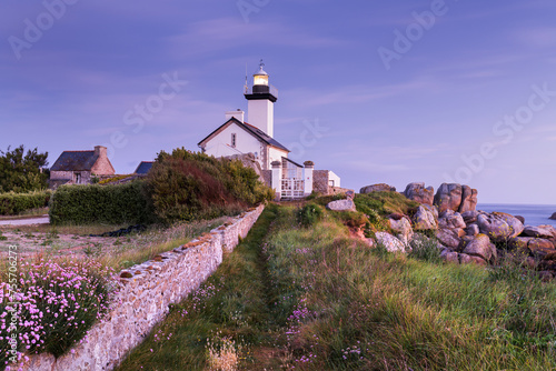 Phare De Pontusval, Bretagne, Frankreich photo