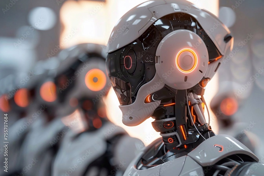 Robotics, automation integration, daily coexistence between robots and humans. Robotics, automation integration, daily coexistence between robots and humans.