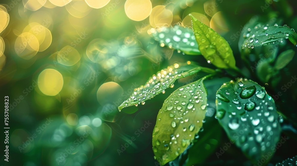 Pant with water droplets, suitable for nature and environmental themes Pant with water droplets, suitable for nature and environmental themes