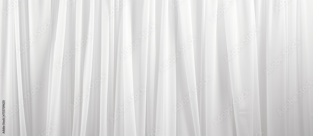 Obraz premium White Curtain Texture Background.