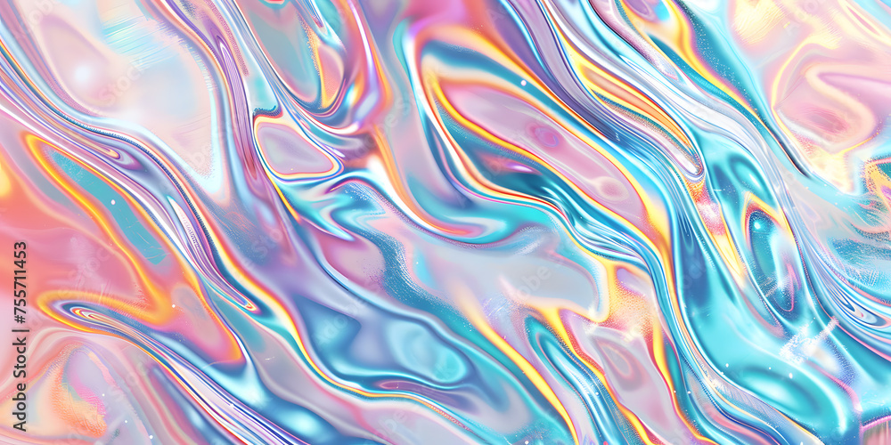 Abstract psychedelic pattern foil background