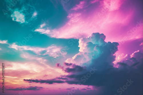 Colorful Sky Filled With Lots of Clouds