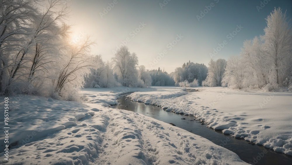 Sun Shining Over Snowy River Sun Shining Over Snowy River