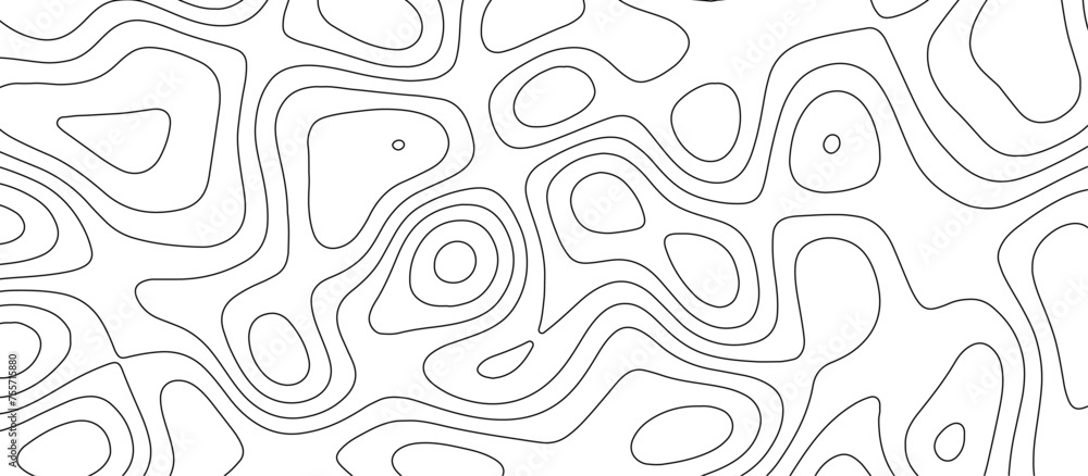 Abstract white topography vector background. Topographic map. Geographic mountain relief. counter map wavy line paper textrue. grid curve line abstract vector illustration .