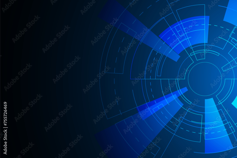 Sci fi futuristic user interface, HUD, Technology abstract background , Vector illustration. Sci fi futuristic user interface, HUD, Technology abstract background , Vector illustration.