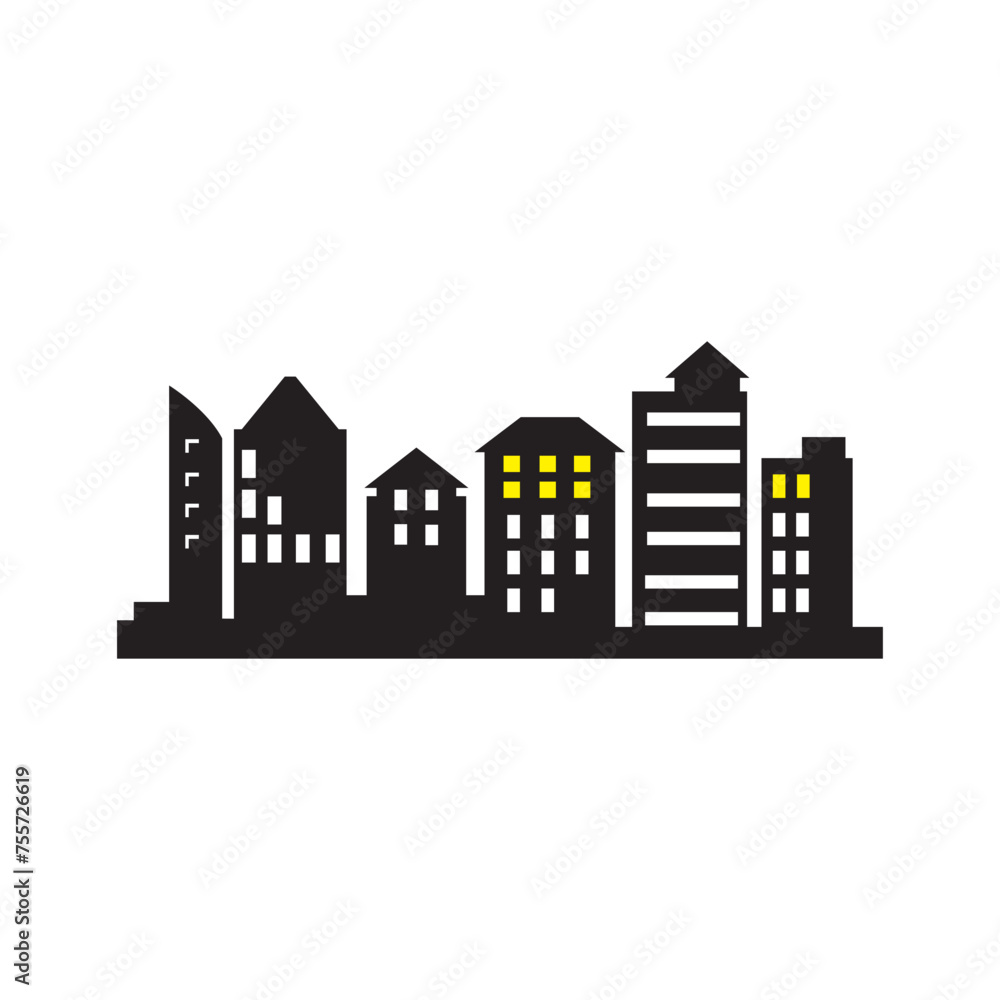 City skyline logo