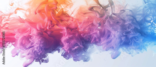 silk background splash smoke colorful realistic full Fogg.