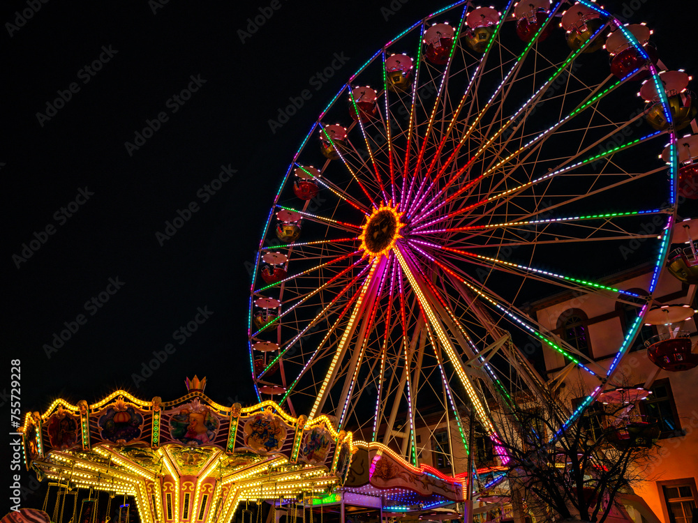 Barbarossa Markt Gelnhausen in Hessen Germany
