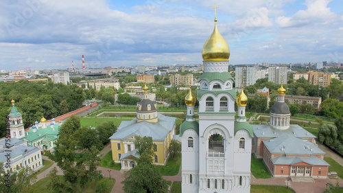 Canvas Print Historical and architectural complex Rogozhskaya Sloboda at summer sunny day