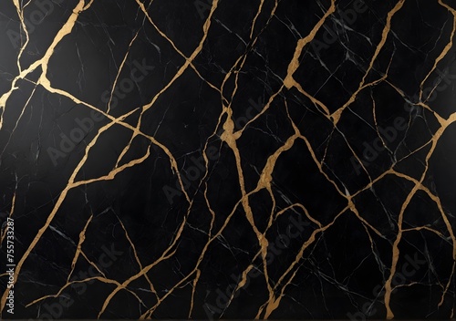 Black marble texture for background or tiles floor decorative design