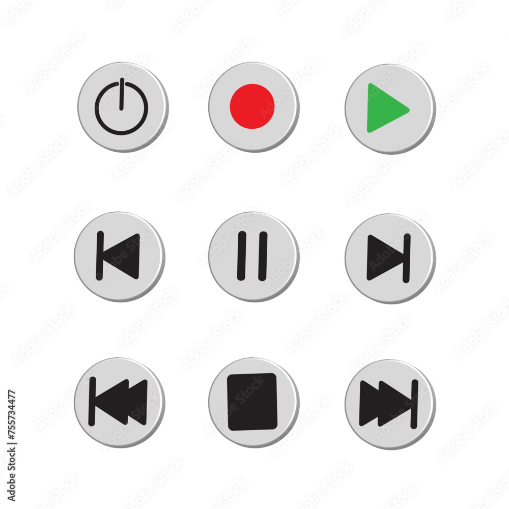 Multimedia Button icon Multimedia Button icon