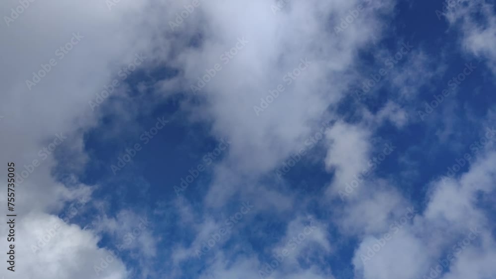 Giant cloud with some light passes through the sky Giant cloud with some light passes through the sky