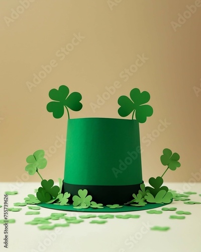 Shamrock Hat for St. Patrick's Day Celebration
