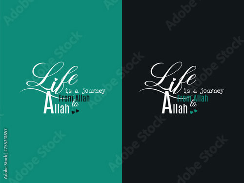 Typography T-shirt design template vector illustration.