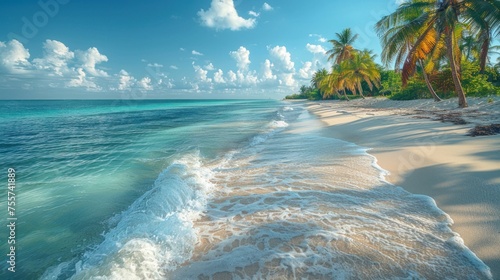 Exotic tropical beach