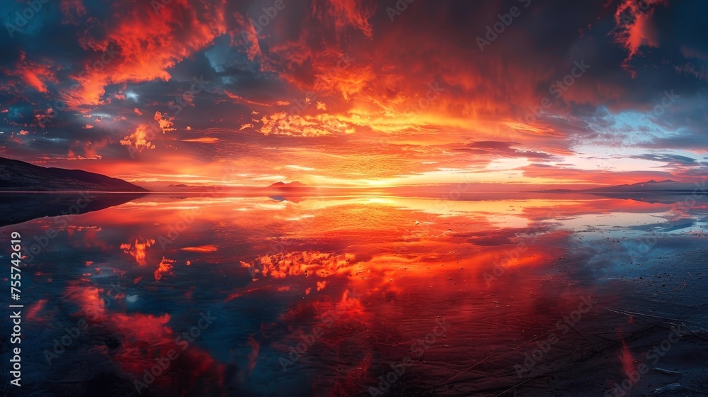 Panoramic sunrise