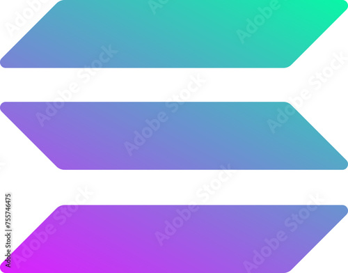 Solana SOL Logo - Vector SVG