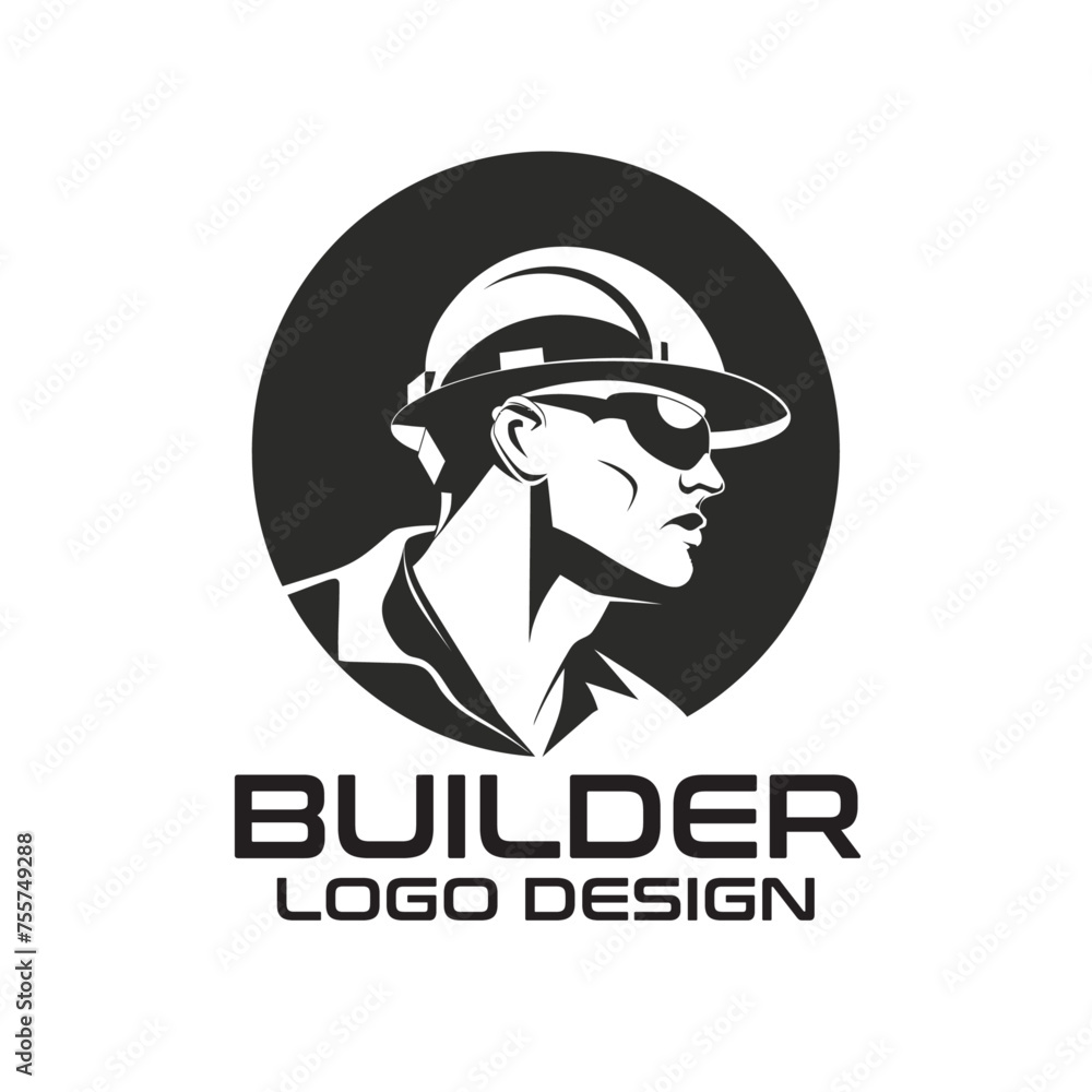 Builder Vector Logo Design Builder Vector Logo Design