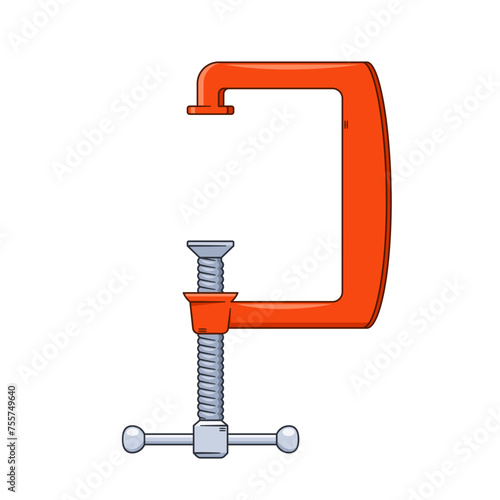 Clamp Carpentry Tool To Hold Pieces Of Wood Firmly In Place, Ensuring Stability During Gluing, Sawing Or Drilling