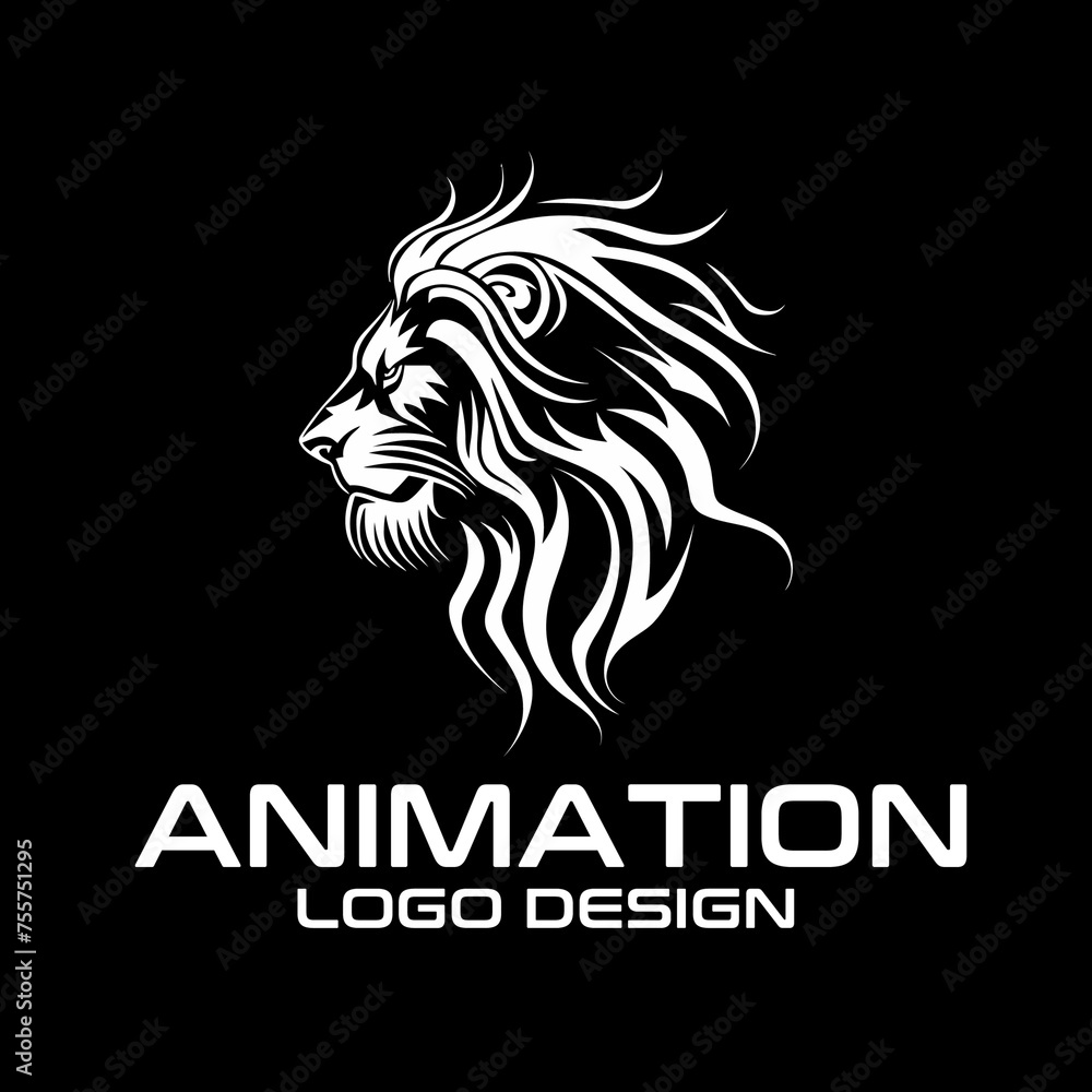 Fototapeta premium Animation Vector Logo Design