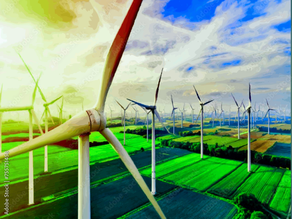 Beautiful Wind Turbines With Sunset In Thailand wind turbines in the Oiz Eolic Park Beautiful Wind Turbines With Sunset In Thailand wind turbines in the Oiz Eolic Park