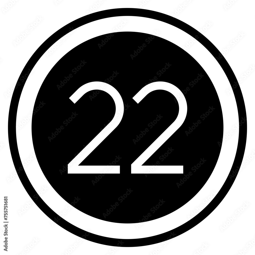 number circle icon number circle icon
