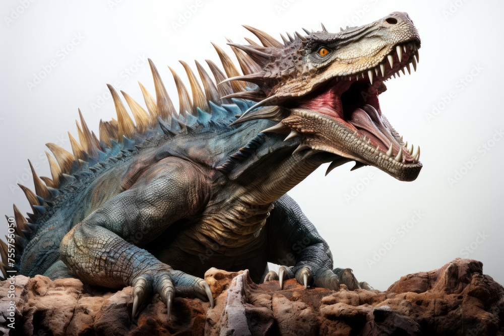 Fototapeta premium Facing the Scary Dragon