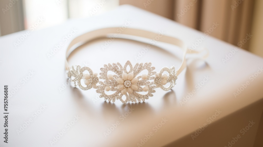 Bride's delicate bridal garter Bride's delicate bridal garter