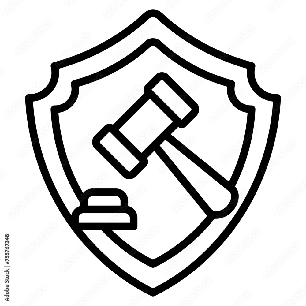 Enforcement Action Icon For Design Elements Enforcement Action Icon For Design Elements