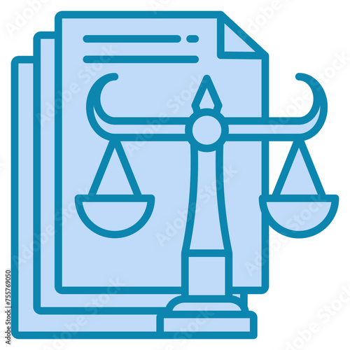 Legal Framework Icon For Design Elements