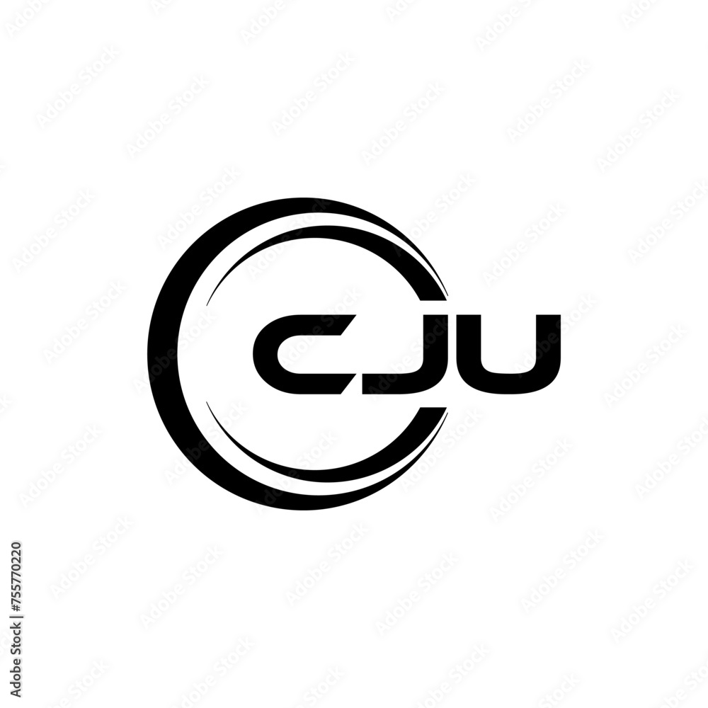 CJU letter logo design with white background in illustrator, cube logo, vector logo, modern alphabet font overlap style. calligraphy designs for logo, Poster, Invitation, etc. CJU letter logo design with white background in illustrator, cube logo, vector logo, modern alphabet font overlap style. calligraphy designs for logo, Poster, Invitation, etc.