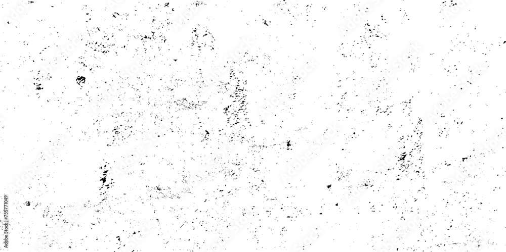 Black grainy texture isolated on white background. Dust overlay. Dark noise granules