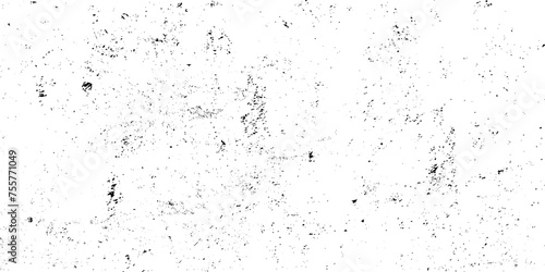 Black grainy texture isolated on white background. Dust overlay. Dark noise granules © Mst