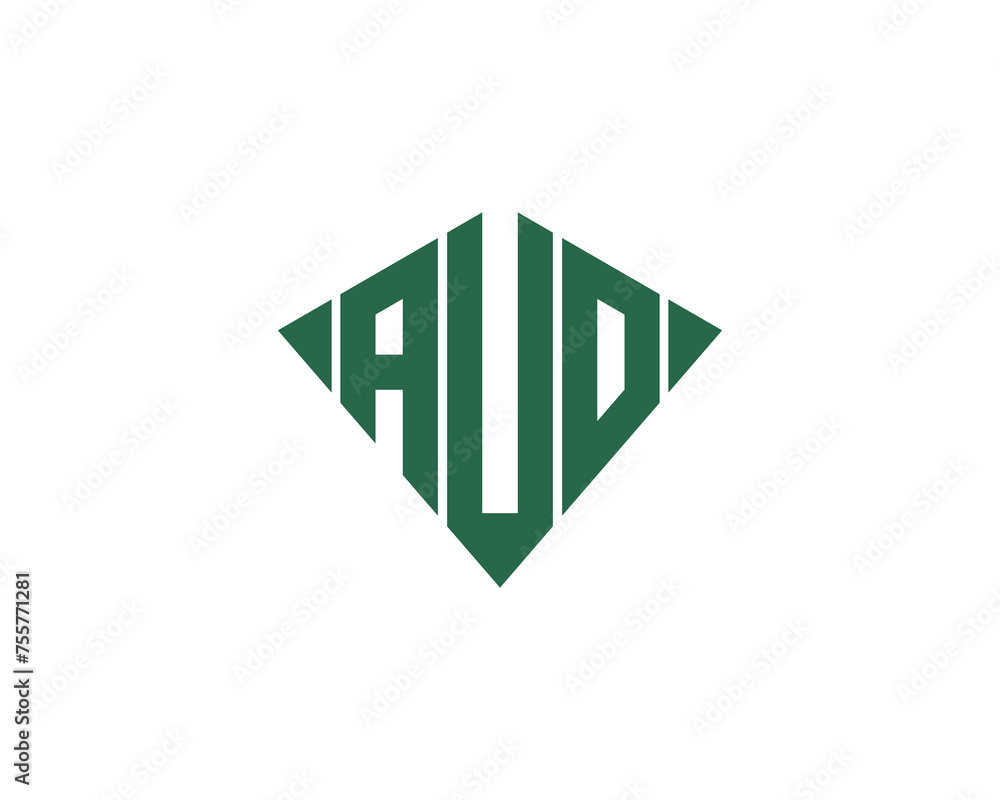 AUO logo design vector template AUO logo design vector template