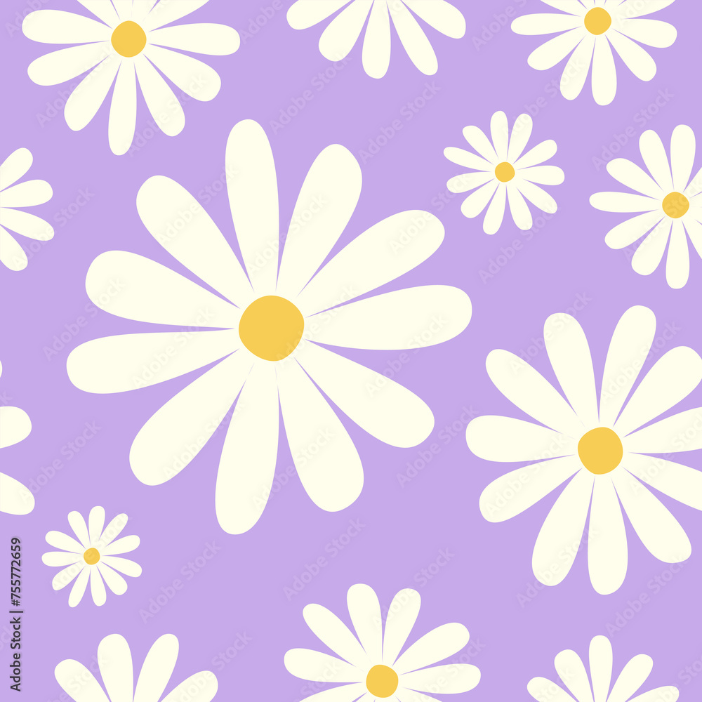 beautiful flower floral seamless repeat pattern. this is a flower daisy vector. Design for decorative, wallpaper, shirts, clothing, tablecloths, blankets, wrapping, textile, Batik, fabric, texture beautiful flower floral seamless repeat pattern. this is a flower daisy vector. Design for decorative, wallpaper, shirts, clothing, tablecloths, blankets, wrapping, textile, Batik, fabric, texture