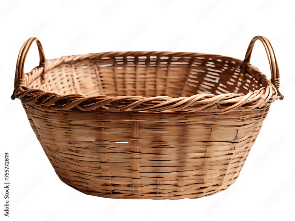 basket isolated on transparent background