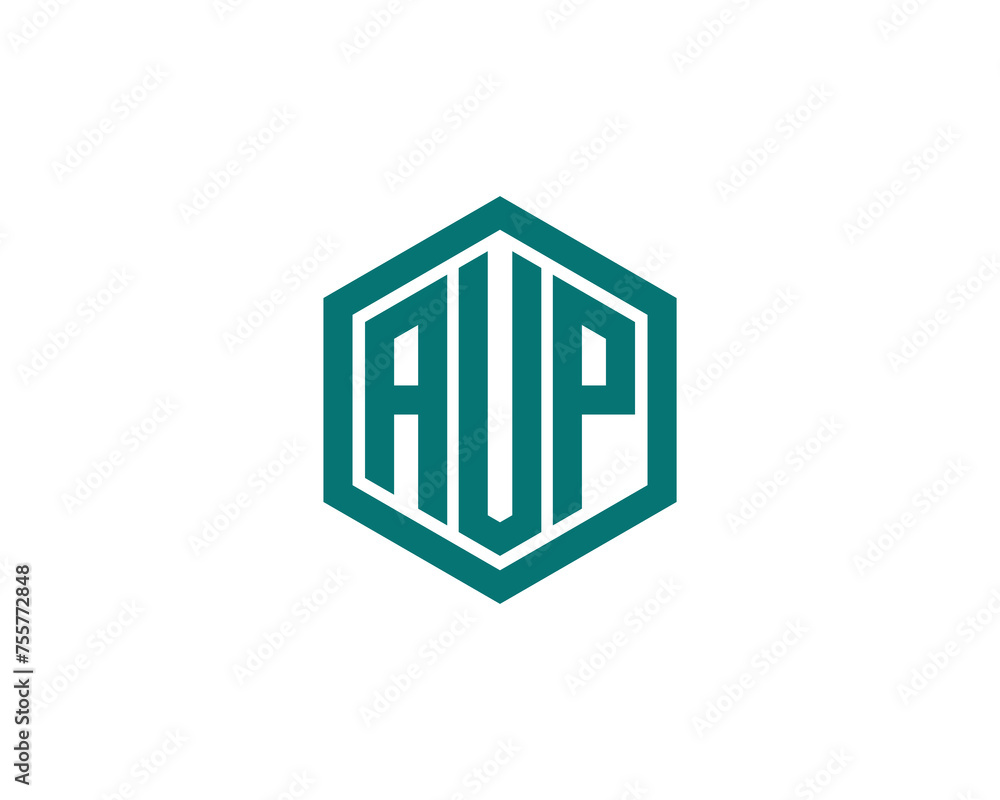 AUP logo design vector template AUP logo design vector template