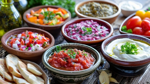 Various bow of dips