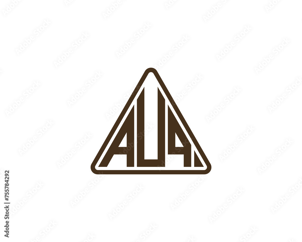 AUQ Logo design vector template AUQ Logo design vector template