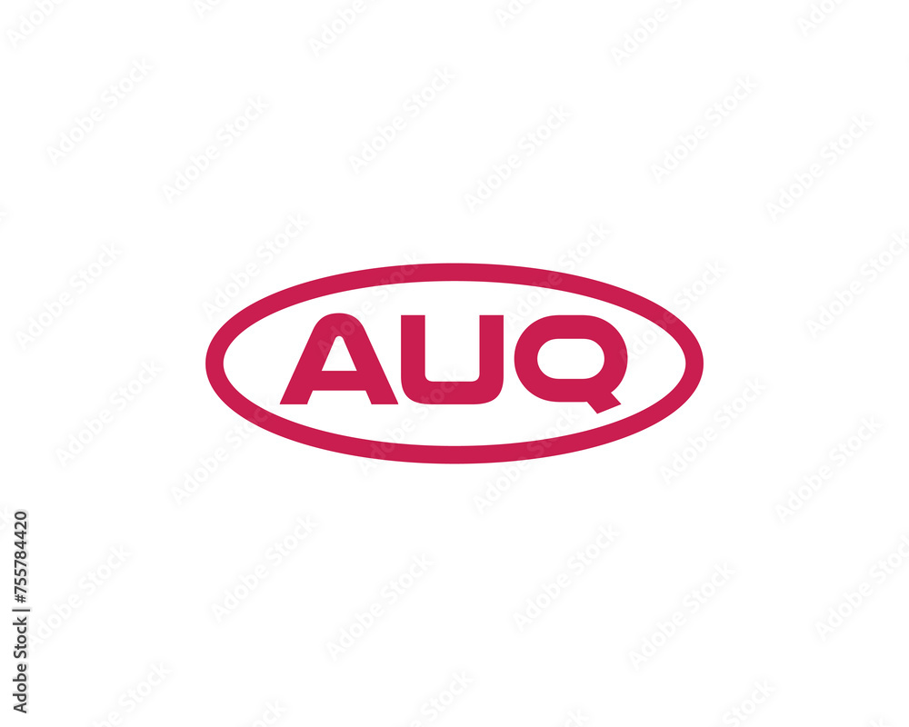 AUQ Logo design vector template AUQ Logo design vector template