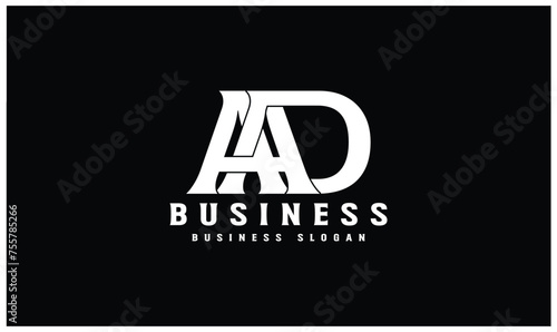 AAD And ADA Initial Letters Style And Vector Alphabet Design logo