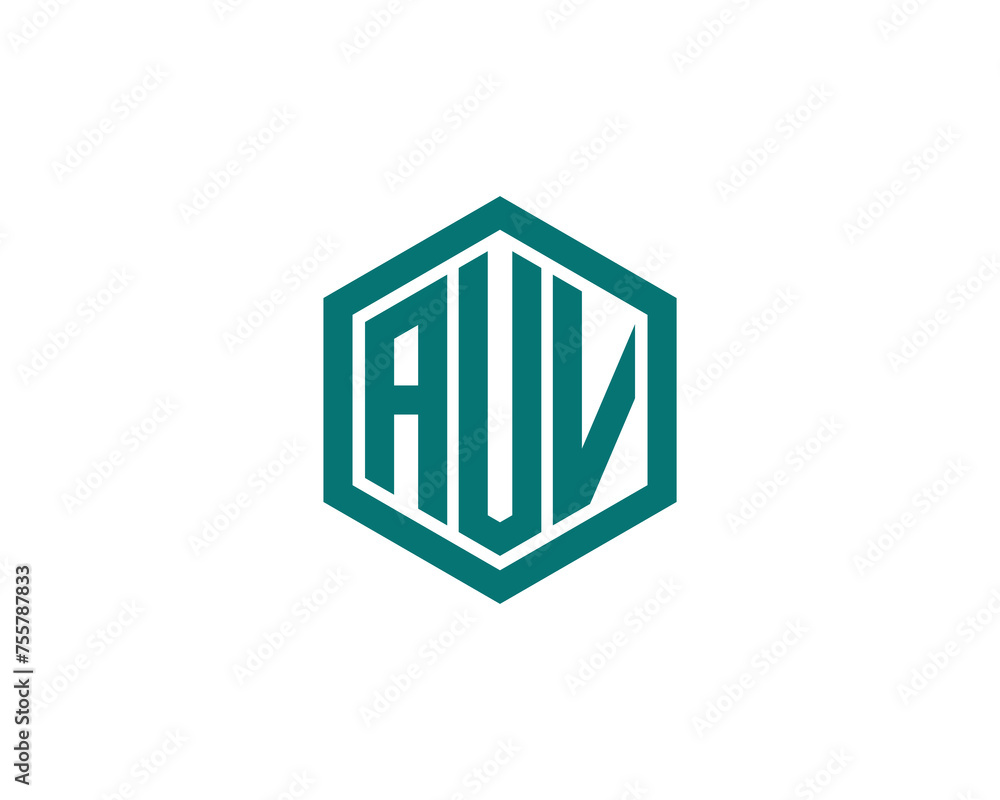 AUV Logo design vector template AUV Logo design vector template