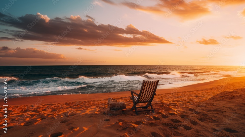 Tritone beach sunset for relaxation vibes Tritone beach sunset for relaxation vibes