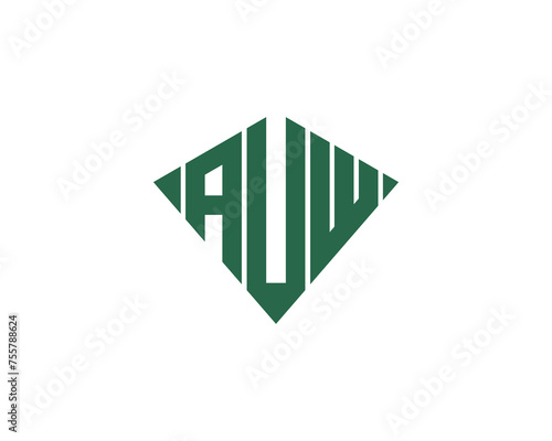 Free Download AUW Logo design vector template - GFXLoad