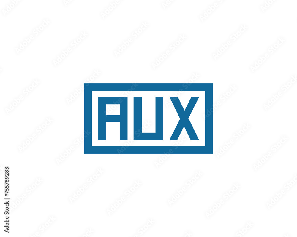 AUX Logo design vector template AUX Logo design vector template