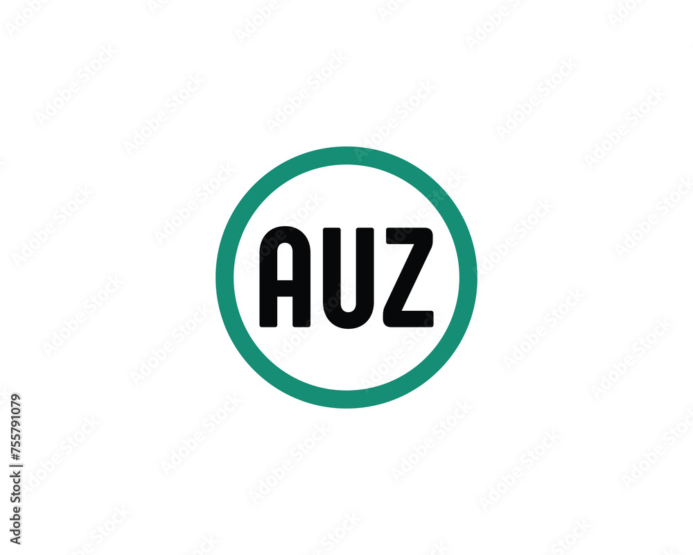 AUZ logo design vector template AUZ logo design vector template