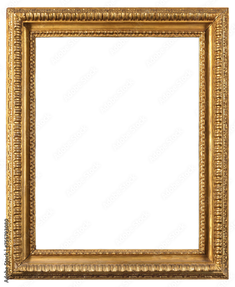 Old picture frame in PNG format on a transparent background. Old picture frame in PNG format on a transparent background.