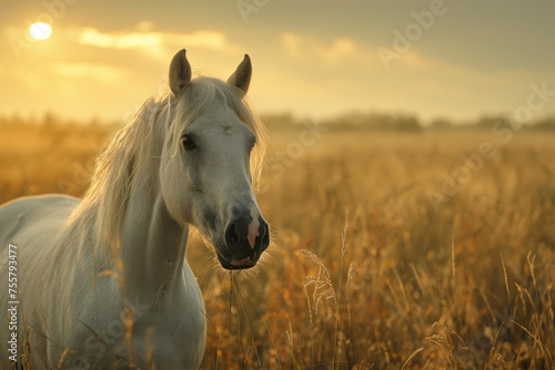 Pferd weiß