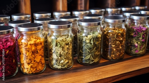 Ayurvedic herbal teas and wellness infusions